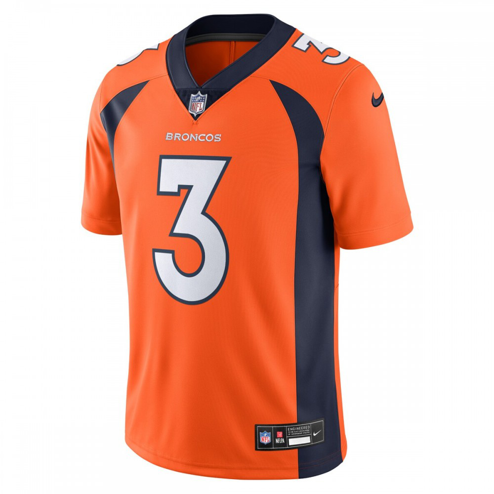 Russell Wilson Denver Broncos Nike Vapor Untouchable Limited Jersey - Orange-Profan Arena